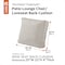 Classic Accessories Montlake FadeSafe Patio Lounge Chair/Loveseat Back Cushion, 25 x 22 x 4 Inch, Heather Grey 62-128-HGREY-EC - alternate 6